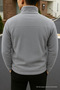 Men's Comfort Fit Casual Thick Gray Fleece - 5
