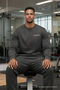 Men's Sporty Smoked Double Tracksuit Set - 7
