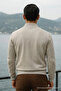 Men's Relax Cotton Gray Wide College Jacket - 5