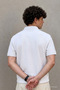 Men's Classic White Polo Neck T-Shirt - 6