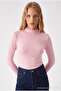 Women's Half Turtleneck Basic 3-Piece Blouse - 4
