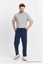 Erkek Lacivert Regular Fit Basic Pantolon - 4