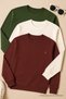 Men's Long Sleeve Basic Loose 3-Pack Sweatshirt