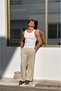 Men's Flexible 3-Piece White Ribbed Undershirt - 4