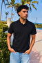 Men's Short Sleeve 3-Piece Loose Polo Collar T-Shirt - 4