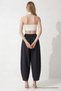 Women's Basic Soft Black Shalwar Trousers - 6