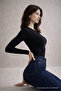 Women's Relax Fit Long Sleeve Black Stylish Blouse - 3
