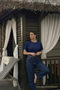 Women's Premium Slim Fit Navy Blue Crop T-Shirt - 4