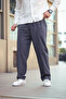 Men's 3-Piece Loose Linen Trousers with Elastic Waist - 3