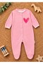Baby Girl Outfit 3-Piece Seasonal Jumpsuit with Booties Newborn 0-3-6-9 Months Colorful - 2