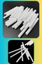 10 Pieces of Cotton Swab Filters - Humidifier - Air Humidifier Steam Machine - Diffuser Replacement Filter - (Filter Only) - 4