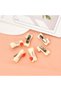 6 Pcs White Bone Hair Clips Set,Cute Heart Bone Design Hair Barrettes,Halloween Cosplay and Makeup Hair Pins for Women and Girls - 4
