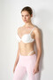 Deves Lol up Push up Soft Textured Underwire Cream Bra - 3