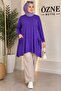 Plus Size A-Line Cotton Lycra Combed Cotton Tunic with Pocket Detail