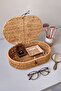 Multi-Purpose Organizer Basket with Rattan Wicker Cover - 3