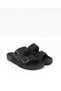 53001 Black Men's Buckled Anatomical Slippers