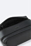 Men's Black Compartmentalized Handheld Portfolio and Shaving Bag B009768 - 6