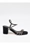Özma 6474 Black Glitter Women's Sandals - 4