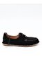 İzel 152 Black Suede Genuine Leather Women's Shoes - 5