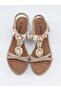 Celens 10011 Mink Wedge Heel Women's Sandals - 8