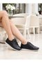 233028 Black Genuine Soft Leather Casual Women's Shoes - 3