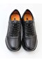 261291 Black Genuine Leather Lace-Up Men's Shoes - 5