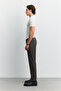 Men's Brown Classic Elastic Waist Soft Touch Relaxed Fit Trousers A62Y3068 - 5