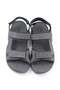 86012 Gray 3 Velcro Anatomical Men's Sandals - 4