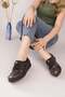 Sdf 702-1 Copper Rubber Laced Women's Shoes - 4