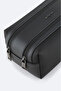 Men's Black Compartmentalized Handheld Portfolio and Shaving Bag B009768 - 5
