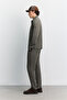 Men's Khaki Classic Collar Zippered Technical Fabric Comfort Fit Shirt Jacket A62Y2508 - 4