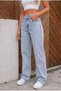 High Waist Wide Leg Loose Stretchy Palazzo Jeans - 2