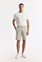 Men's Stone Waist Elastic Bi-Stretch Technical Fabric Relaxed Fit Shorts A51Y3712