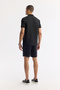 Men's Black Polo Neck Jacquard Elastane Regular Fit T-Shirt A51Y1121 - 4