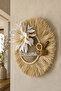 Decorative Bohemian Welcome Rafia Eva Artificial Flower Door Ornament - 2