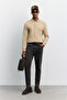 Men's Mink Non-Curling Polo Collar Easy-Iron Basic Sweatshirt B001080 - 7