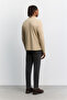 Men's Mink Non-Curling Polo Collar Easy-Iron Basic Sweatshirt B001080 - 4
