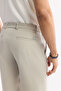 Men's Stone Waist Elastic Bi-Stretch Technical Fabric Relaxed Fit Shorts A51Y3712 - 6