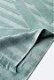 Men's Aqua Green Jacquard Logo Written Towel B008202 - 4