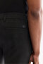 Men's Black Elastic Waist 100% Linen Relaxed Fit Shorts B003732 - 4