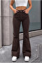 Women's High Waist Bell Cut Jeans - 2