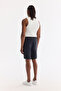 Men's Black Elastic Waist Breathable Modal Blend Soft Touch Relaxed Fit Shorts A61Y3703 - 4