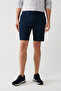 Men's Navy Blue Flexible Patara Chino Canvas Shorts B 003730 - 2