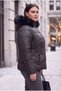 Black Quilted Puffer Jacket - Plus Size Lined - 2