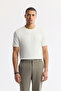 Men's Khaki Elastic Waist Bi-Stretch Technical Fabric Slim Fit Trousers A51Y3077 - 7