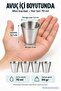 4 Pieces of Steel 70 Ml. Shot Coffee Camping Cup Df37X-Tr - 5