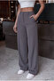 Women's High-Waisted Lycra Elastic Waist Casual Pants
