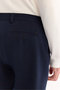 Men's Navy Blue Elastic Bi-Stretch Lightweight Slim Fit Trousers A52Y3213 - 5