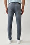 Men's Gray Distressed Washed Stretch Berlin Slim Fit Jean Pants A41Y3512 - 5