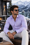 Men's Slimfit Slim Fit Cotton Satin Men's Shirt - 3